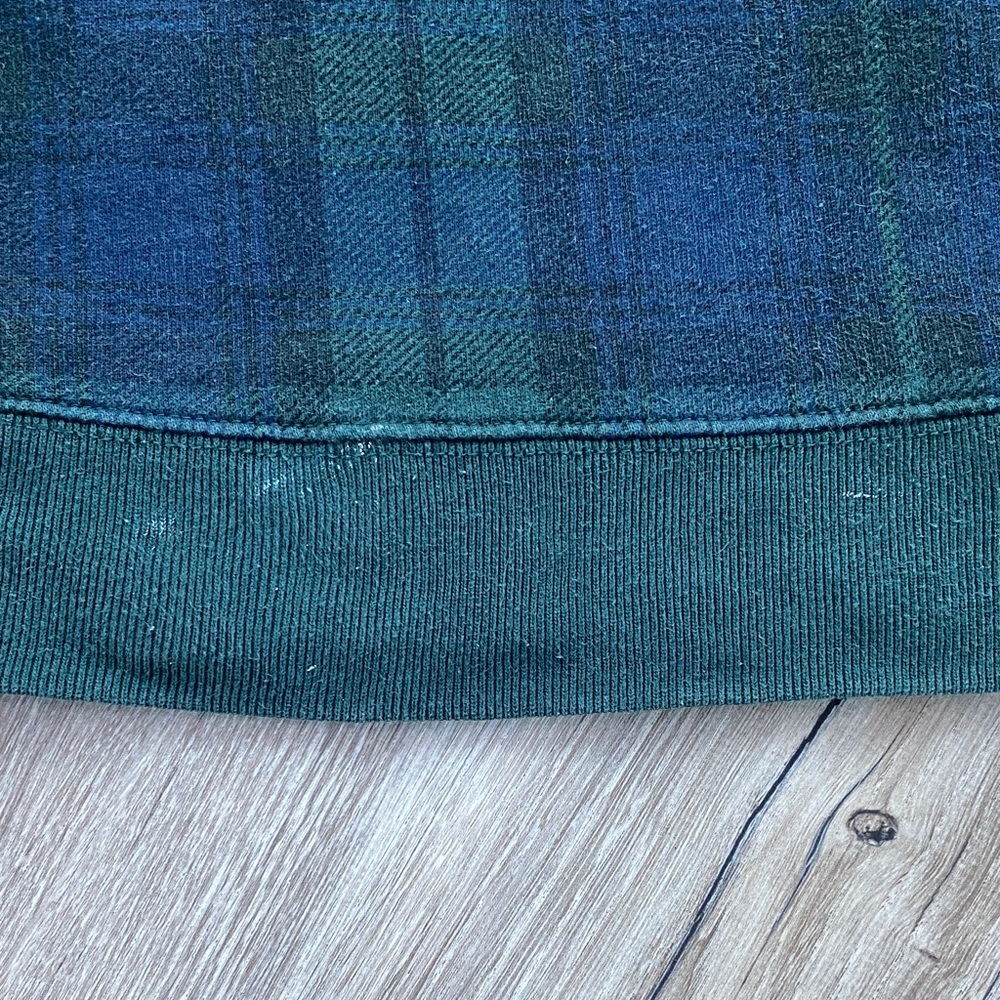 Vintage plaid Notre Dame Sweatshirt - Picture 3 of 11